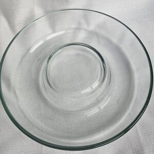 Vintage Pyrex 22cm Glass Jello Mold Bundt Baking Dish France 9" Clear